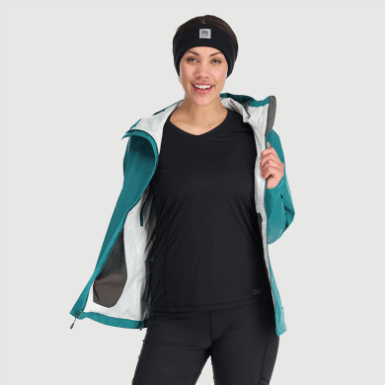 Buitenonderzoek | Apollo Regenjas Deep Lake Voor Dames