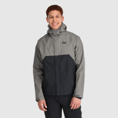 Buitenonderzoek | Heren Apollo Regenjack Zwart/pewter
