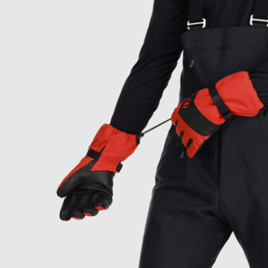 Buitenonderzoek | Highcamp Herenhandschoenen Cranberry