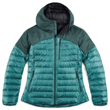 Buitenonderzoek | Dames Hoodie Met Heliumdons Plus Zwart