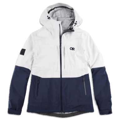 Buitenonderzoek | Hardmetalen Damesjack Snow/naval Blue
