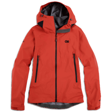 Buitenonderzoek | Aartsengel Gore-tex® Damesjack Cranberry/zwart