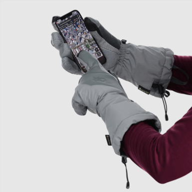 Buitenonderzoek | Super Couloir Gore-tex® Sensorhandschoenen Voor Dames Licht Tin
