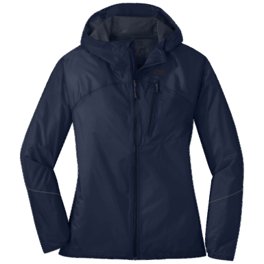 Buitenonderzoek | Dames Helium Regenjack Marineblauw