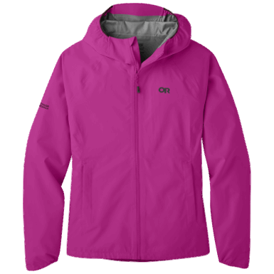 Buitenonderzoek | Dames Motief Ascentshell Jas Fuchsia