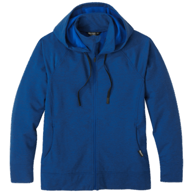Buitenonderzoek | Emersion Fleece Hoodie Voor Dames Classic Blue Heather
