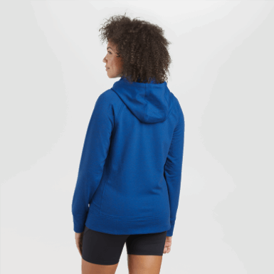 Buitenonderzoek | Emersion Fleece Hoodie Voor Dames Classic Blue Heather