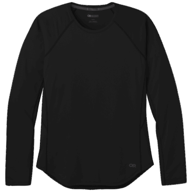 Buitenonderzoek | Dames Argon L/s Tee Zwart
