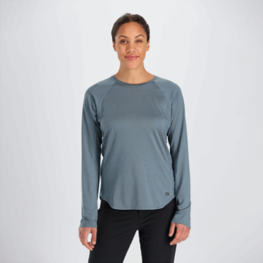 Buitenonderzoek | Dames Argon L/s Tee Nimbus