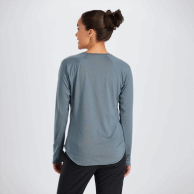 Buitenonderzoek | Dames Argon L/s Tee Nimbus