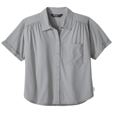 Buitenonderzoek | Dames Astroman S/s Zonneshirt Kiezelsteen