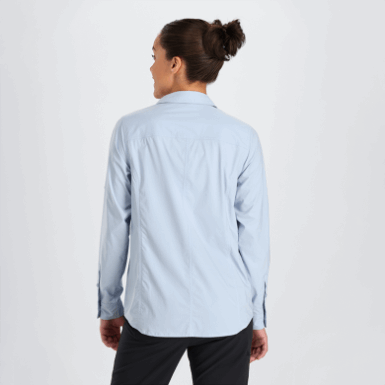 Buitenonderzoek | Dames Way Station Shirt Met Lange Mouwen Arctic