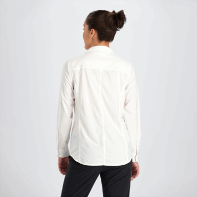 Buitenonderzoek | Dames Way Station Shirt Met Lange Mouwen Snow