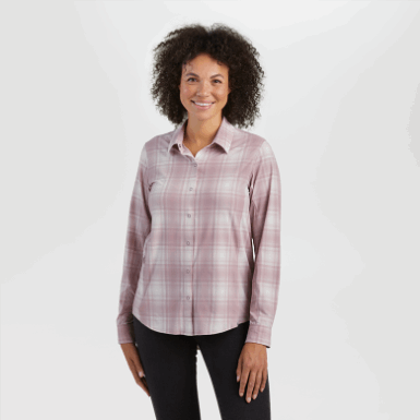 Buitenonderzoek | Dames Astroman L/s Zonnehemd Moth Plaid