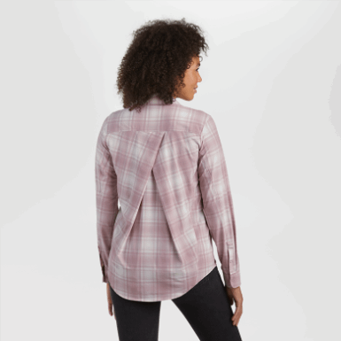Buitenonderzoek | Dames Astroman L/s Zonnehemd Moth Plaid
