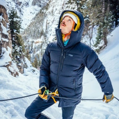 Buitenonderzoek | Heren Super Alpine Donsparka Zwart
