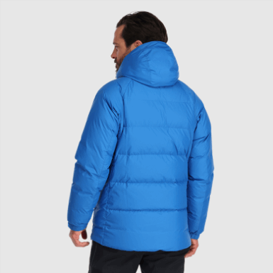 Buitenonderzoek | Heren Super Alpine Donsparka Klassiek Blauw
