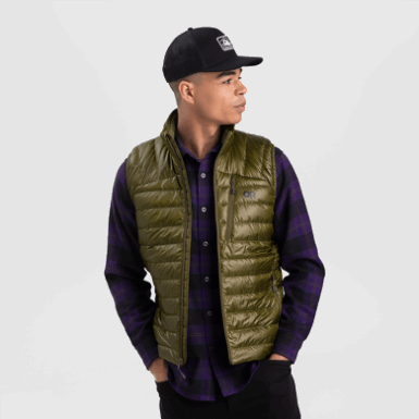 Buitenonderzoek | Heren Helium Donsvest Loden