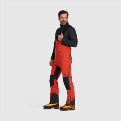 Buitenonderzoek | Aartsengel Gore-tex® Slabbetjes Heren Cranberry/zwart