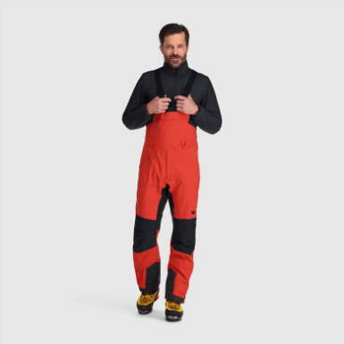 Buitenonderzoek | Aartsengel Gore-tex® Slabbetjes Heren Cranberry/zwart