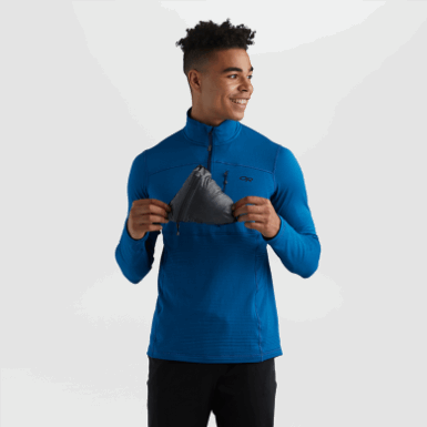 Buitenonderzoek | Heren Helium Regenjack Zwart