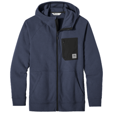 Buitenonderzoek | Heren Trailmix Hoodie Marineblauw