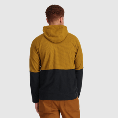Buitenonderzoek | Heren Trailmix Hoodie Tapenade/zwart