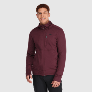 Buitenonderzoek | Vigor Herenhoodie Met Volledige Rits Kalamata