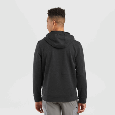 Buitenonderzoek | Emersion Fleece Hoodie Voor Heren, Zwart Heather