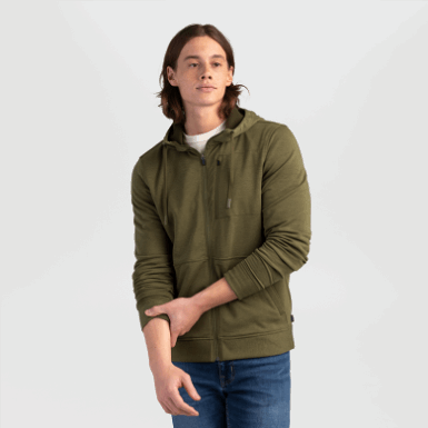 Buitenonderzoek | Emersion Fleece Herenhoodie Loden Heather