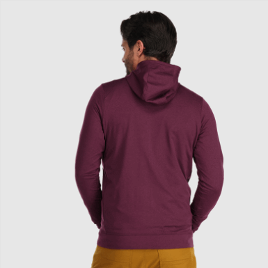 Buitenonderzoek | Heren Bariton Hoodie Met Volledige Rits Kalamata Heather