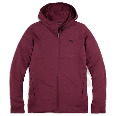 Buitenonderzoek | Heren Bariton Hoodie Met Volledige Rits Kalamata Heather
