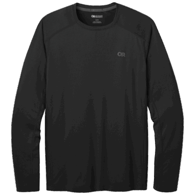 Buitenonderzoek | Heren Argon L/s Tee Zwart