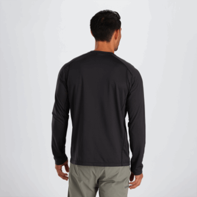 Buitenonderzoek | Heren Argon L/s Tee Zwart