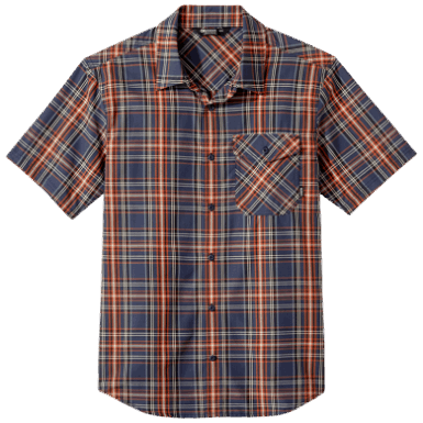Buitenonderzoek | Heren Seapine S/s Overhemd Marineblauw