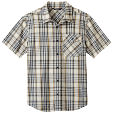 Buitenonderzoek | Heren Seapine S/s Overhemd Zand