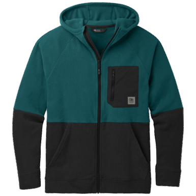Buitenonderzoek | Heren Trailmix Hoodie Treeline/zwart