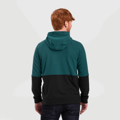 Buitenonderzoek | Heren Trailmix Hoodie Treeline/zwart