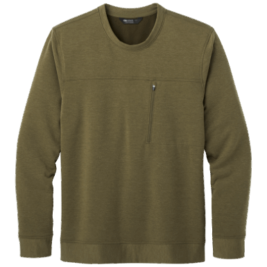 Buitenonderzoek | Emersion Fleece Crew Loden Heather Heren