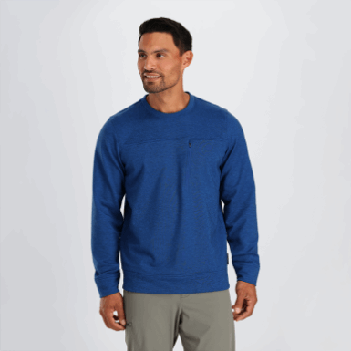 Buitenonderzoek | Emersion Fleece Crew Classic Blue Heather Heren