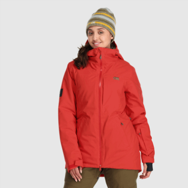 Buitenonderzoek | Dames Snowcrew Jack Cranberry