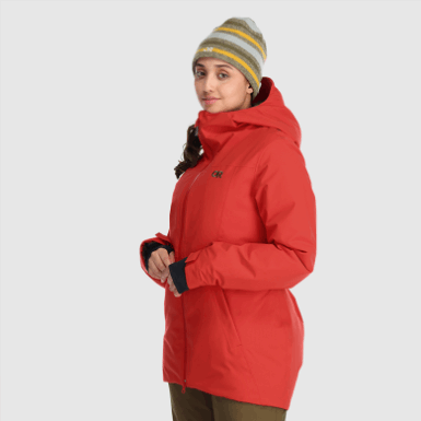 Buitenonderzoek | Dames Snowcrew Jack Cranberry