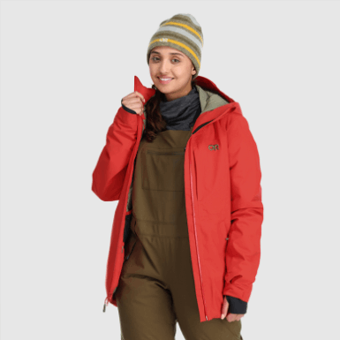Buitenonderzoek | Dames Snowcrew Jack Cranberry