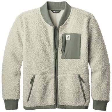 Buitenonderzoek | Dames Juneau Sherpa Fleecejack Mist