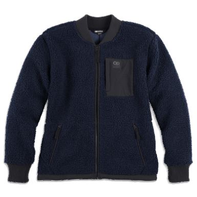 Buitenonderzoek | Dames Juneau Sherpa Fleece Jack Marineblauw