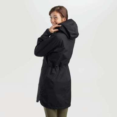 Buitenonderzoek | Aspire Trenchcoat Zwart Voor Dames