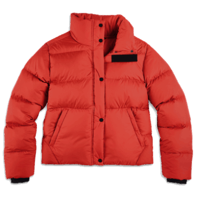Buitenonderzoek | Dames Coldfront Donsjack Cranberry