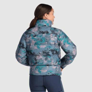 Buitenonderzoek | Dames Coldfront Donsjack Nimbus Aquarel