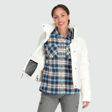 Buitenonderzoek | Dames Coldfront Donsjack Snow