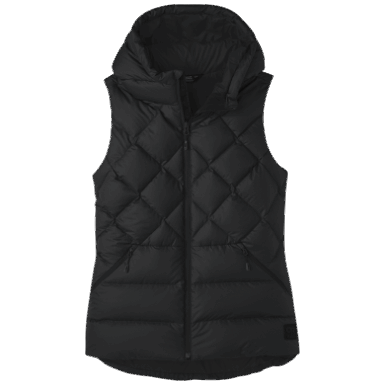 Buitenonderzoek | Dames Coldfront Hooded Donsvest Zwart